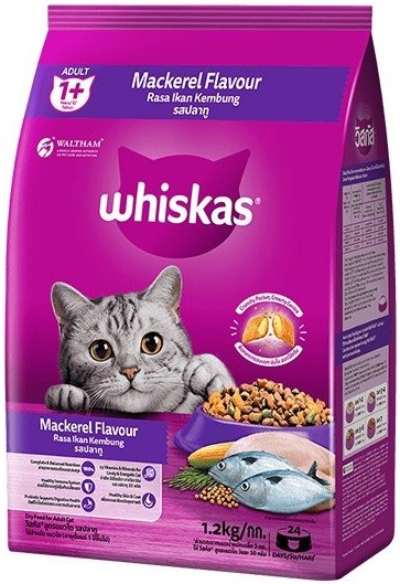 Kantong Whiskas Ikan Kembung 1,2 kg